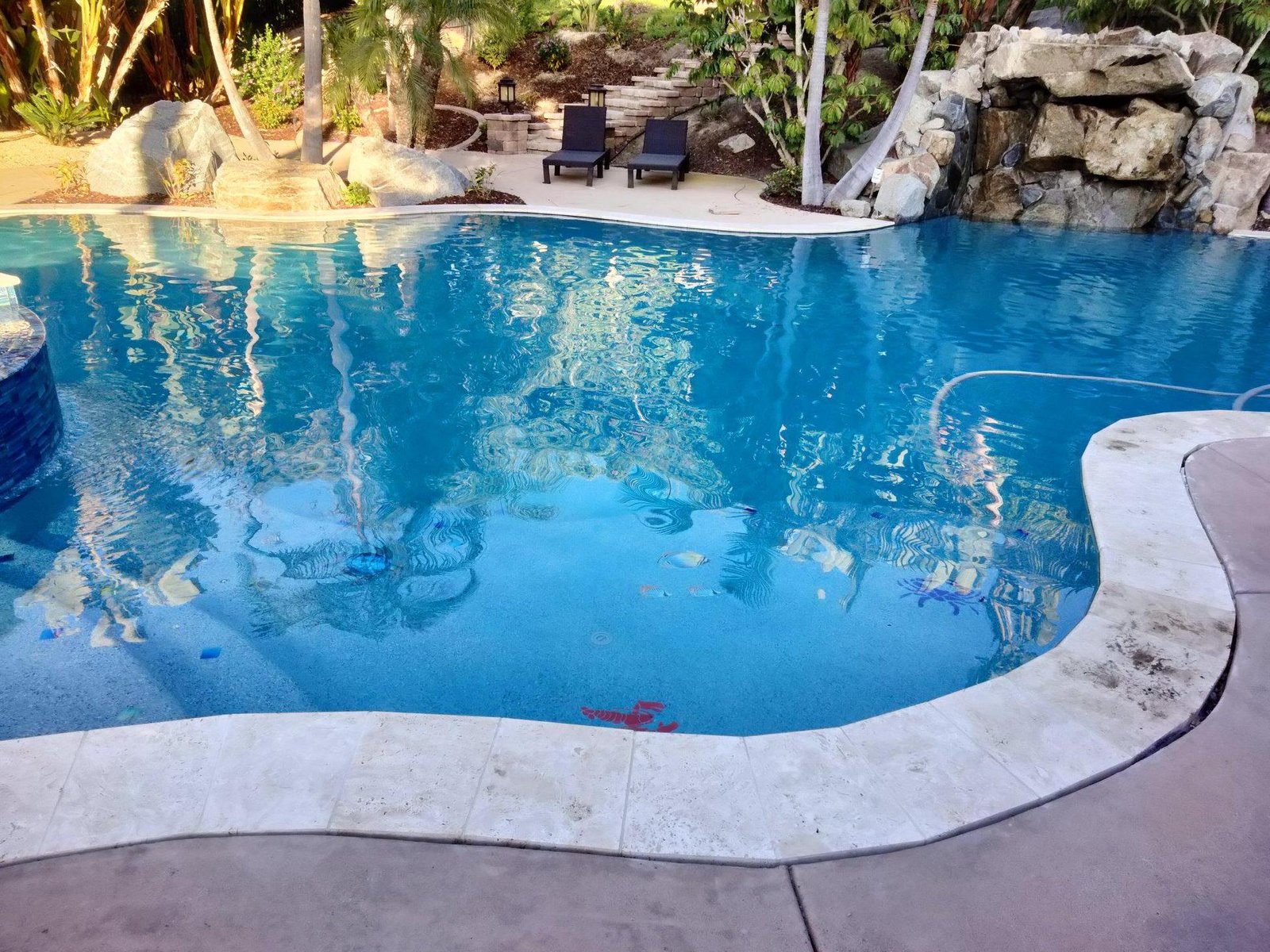 Home green pool restoration service removing algae in El Cajon CA